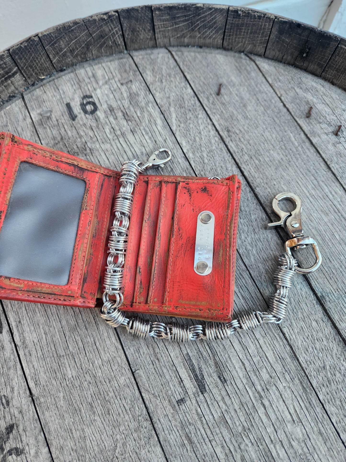 18in. Wallet Chain with Metal Clasps, Durable Design, Ideal for Everyday Use