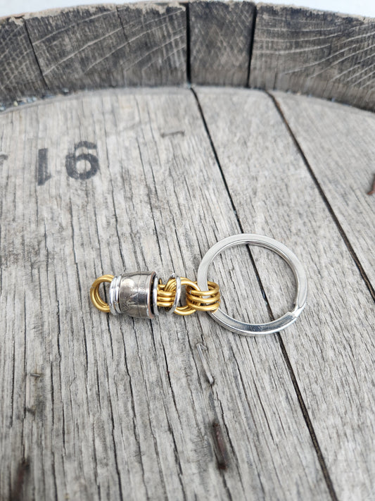Custom United States Quarter Keychain with Brass Aluminum Rings Unique Design Key Accessory